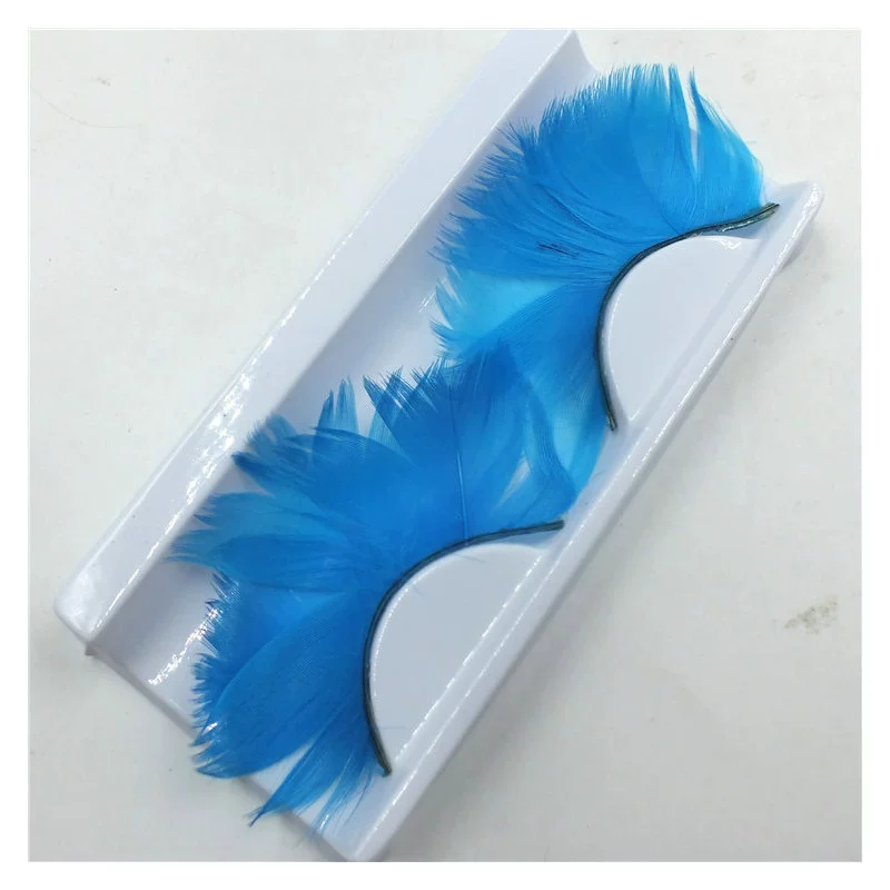Blue false eyelashes, wholesale