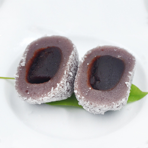 Xuxiangzhai Blood Glutinous Rice Balls 110g Mochi Red Bean Glutinous Rice Cakes Dry Eating Dumplings Shanghai Specialty Direct Manufacturer Wholesale