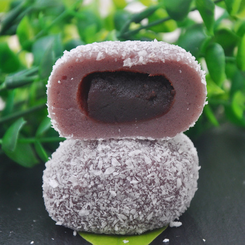 Xuxiangzhai Blood Glutinous Rice Balls 110g Mochi Red Bean Glutinous Rice Cakes Dry Eating Dumplings Shanghai Specialty Direct Manufacturer Wholesale