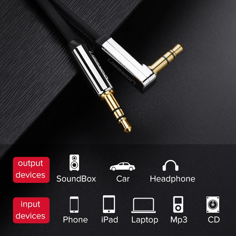 Ugreen Aux Cable Jack 3.5mm Audio Cable 3.5 MM Jack Speaker