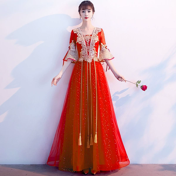Red, long