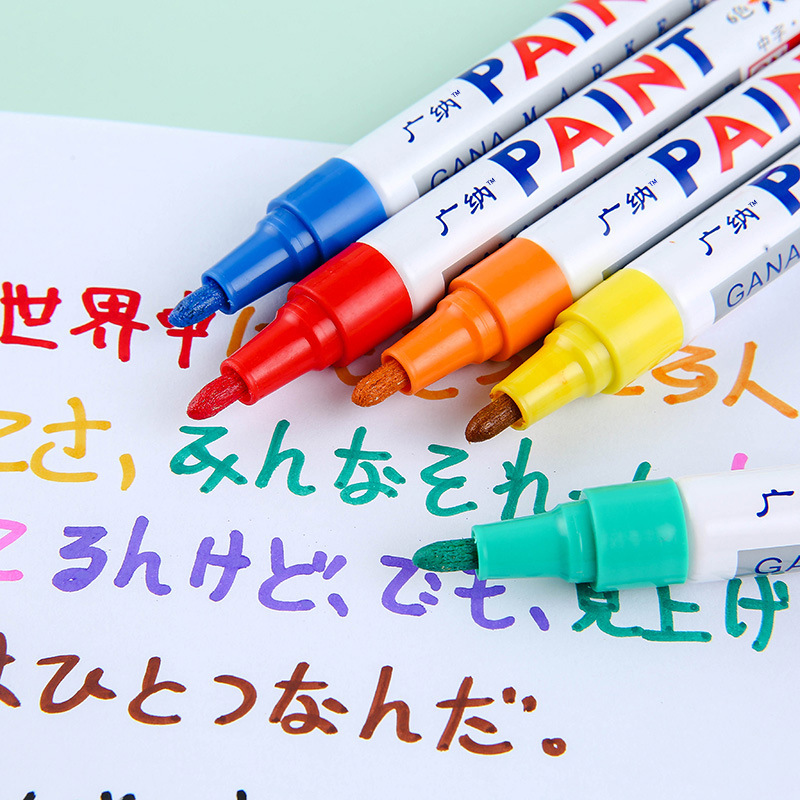 Pluma de pintura de Guangna SP110 álbum graffiti signo-en el título de la pluma de la boda pluma de la pintura de la marca blanca aceitosa pluma