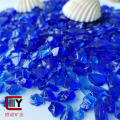 厂家供应造景用原色透明玻璃砂 鱼缸水族装饰用蓝色玻璃沙 玻璃珠