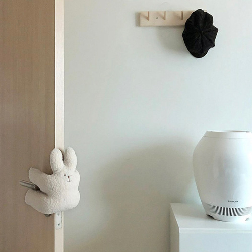 ins children's anti-pinch safety door card internet celebrity cute woolen bear door card children's room decoration protective supplies