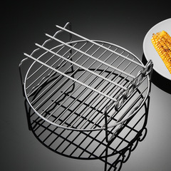 Direct Manufacturer Sale 304 Stainless Steel 7-inch Layer Baking Rack Compatible with Cross-Border Air Fryer Accessories for 3.2QT-5.8QT
