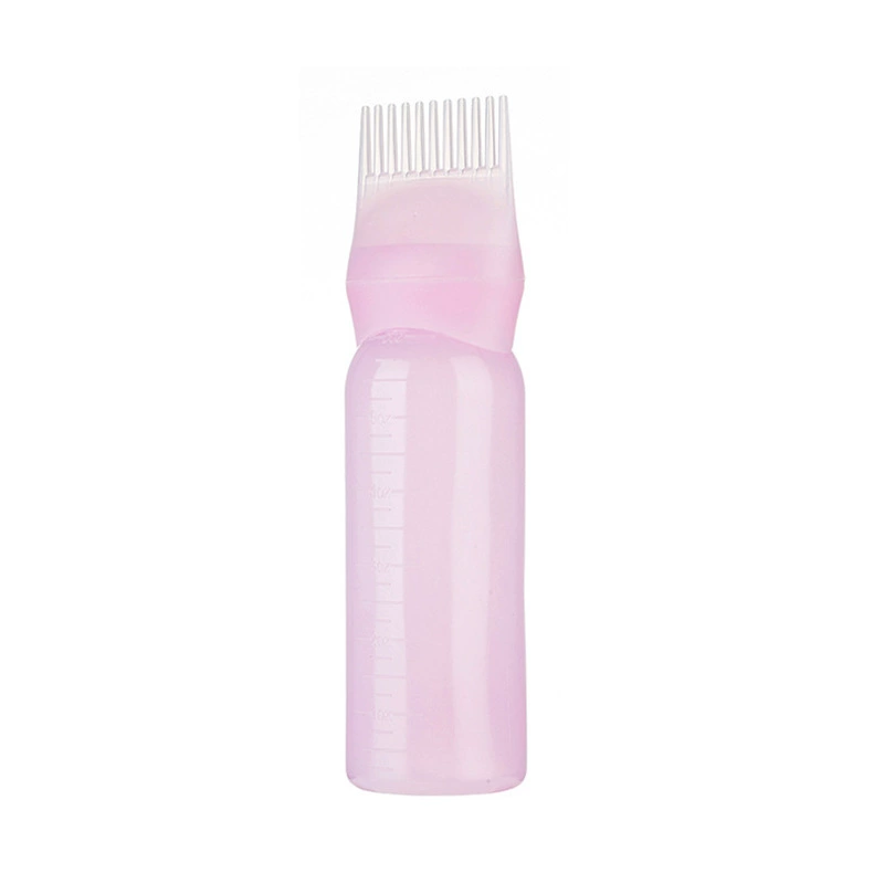Hairdressing Applicator Bottle with Comb Tip, Multi-Color Options, Compact Salon Tool