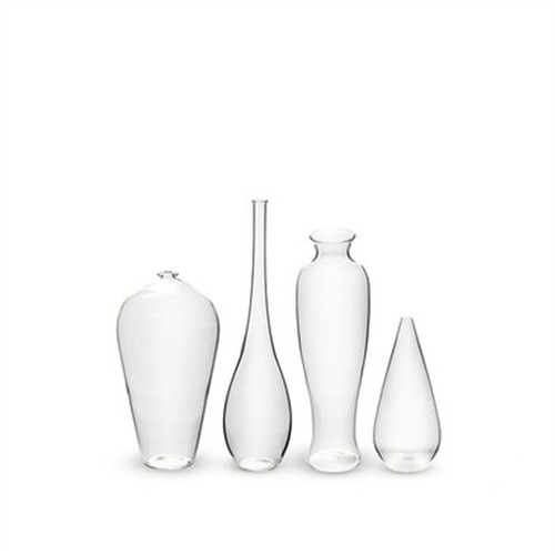 Japanese simple transparent glass vase vase dry flower hydroponics small vase home tea table decoration ornaments living room