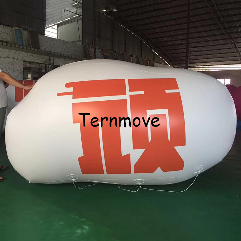 闭气云朵云彩异型卡通空飘充气白云pvc升空球广告空飘球气模美陈