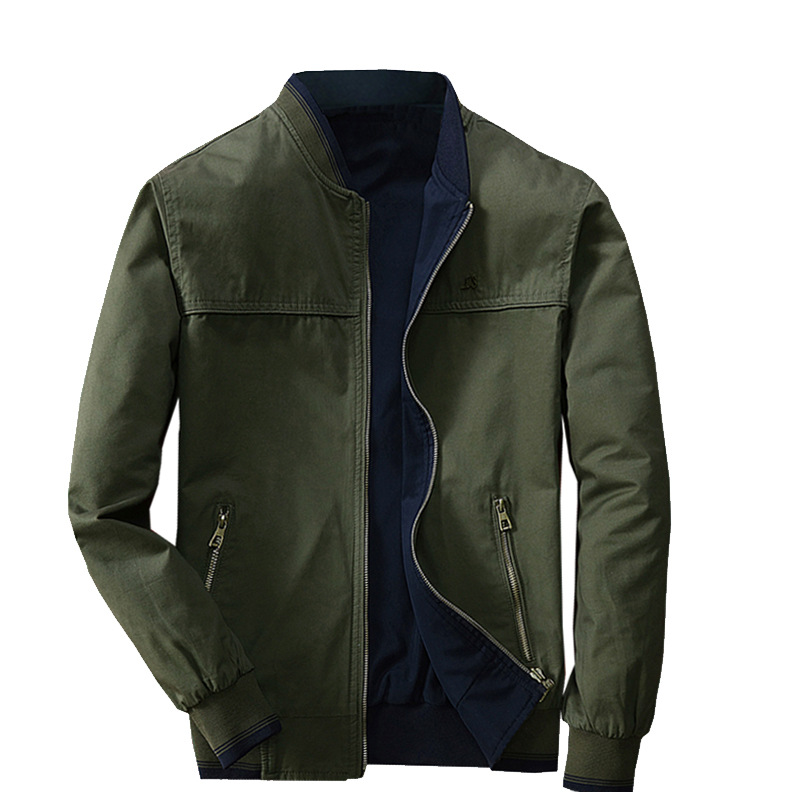 Demi-season cotton double-sided casual jacket