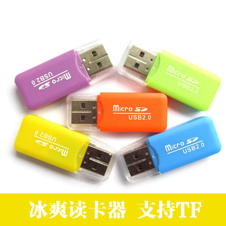 Заводской USB2.0 кардридер Ice Card, чтение TF-карт для мобильного телефона, мини-читалка аудио