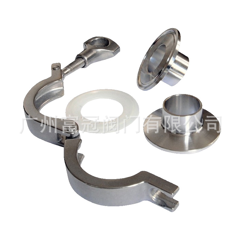 厂家供应不锈钢重型精铸卡箍 不锈钢冲压卡箍 卫生级食品快装卡箍