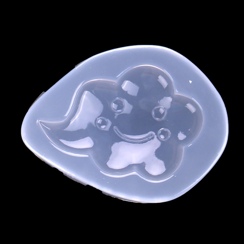 Espejo Arco Iris tamaño nube molde de silicona cristal epoxi hecho a mano DIY joyería material paquete teléfono caso Accesorios