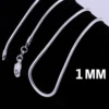 1mm snake chain