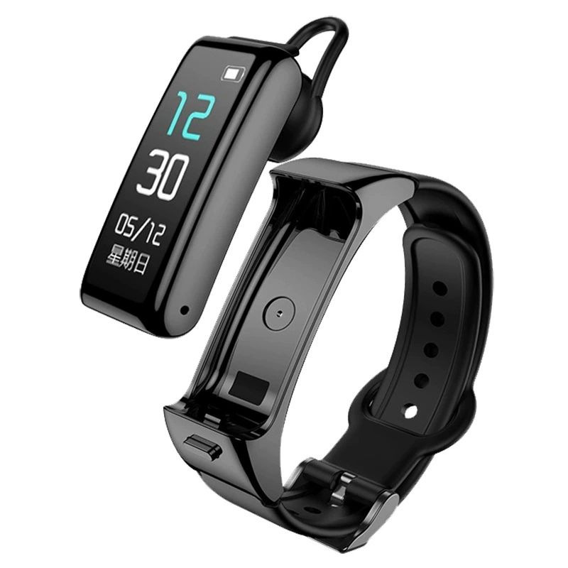 Смарт‑браслет и Bluetooth‑гарнитура 2‑в‑1, универсальные умные часы с вынимаемым наушником, варианты ремешков