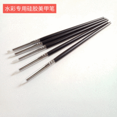 5 pcs silicone oil paint brush set, manicure watercolor clay set pen, whitening liquid, whitening glue manufacturer supply
