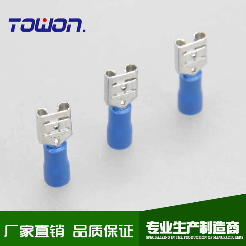 供应FDD2-250母预绝缘端头 接线鼻子 冷压接线端子