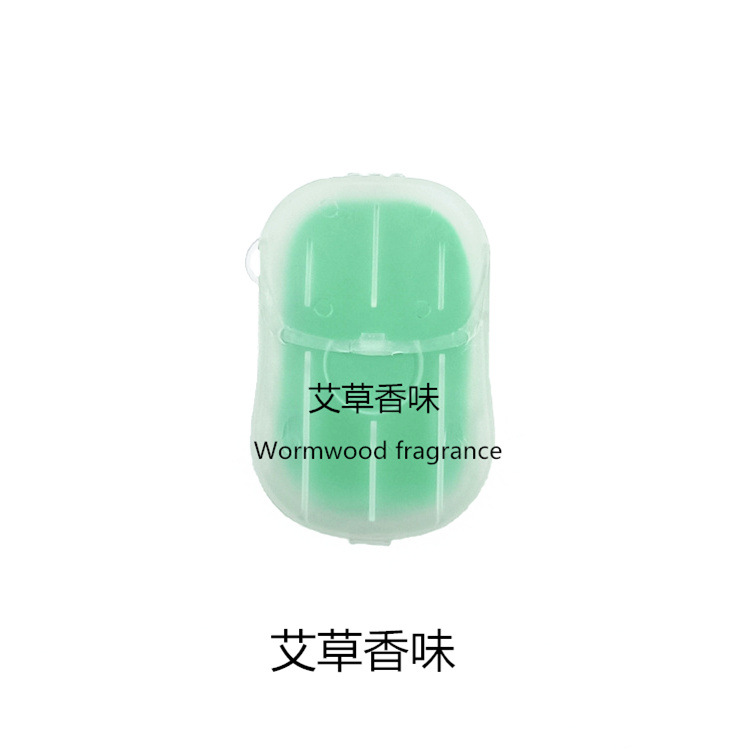 Tabletas de jabón desechables de alta calidad tabletas de lavado de manos portátiles jabón Papel Hotel viaje mini tabletas de jabón de fragancia en caja