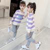Spring set, cartoon jacket, trousers, suitable for teen, long sleeve