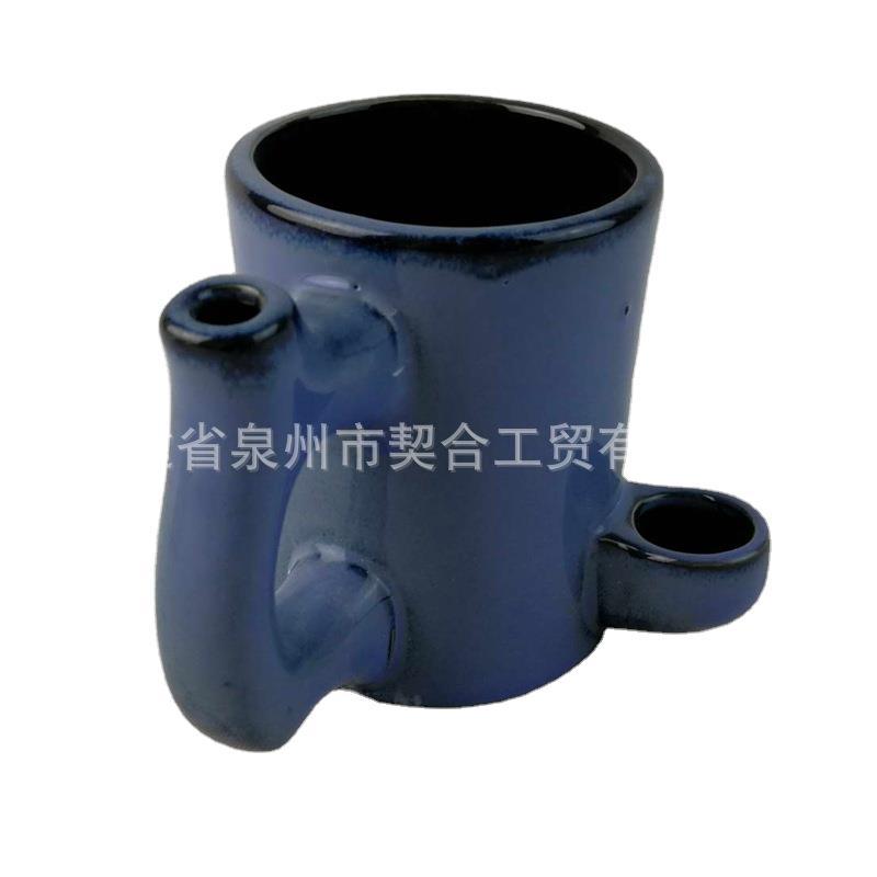 Taza de fumar cerámica personalizada pipa tabaco taza logo patrón hookah café multifuncional agua personalización