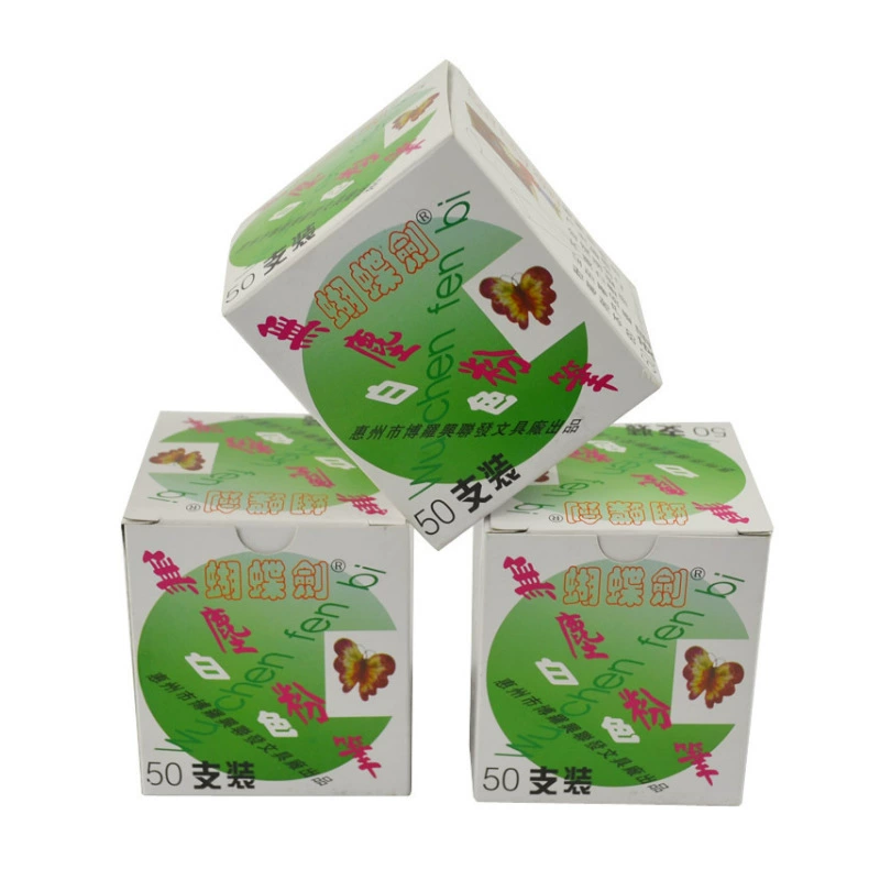 蝴蝶剑 Ecological white chalk dust-free, training, 48 pieces