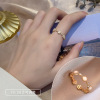 Tide, small design fashionable ring, advanced jewelry, light luxury style, high-quality style, on index finger