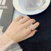 Tide, small design fashionable ring, advanced jewelry, light luxury style, high-quality style, on index finger