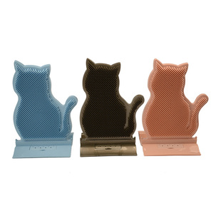 Cat Scratching Fixed Door Slot Cat Scratching Apparatus Hair Removal Anti-Itching Massage Brush Cat Scratching Brush Toys Pet Supplies