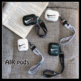 适用新款AirPodsPro耳机壳潮牌airspod苹果耳机tpu打印23代保护套
