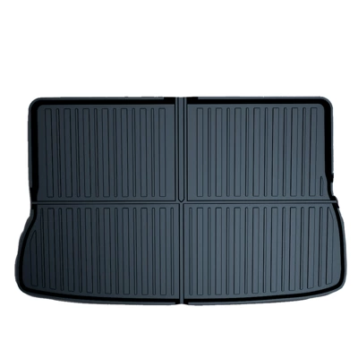 Suitable for Toyota RAIZE ROCKY special tailbox mat trunk mat waterproof, dirt-resistant and easy to wash environmental protection without peculiar smell (Trunk Mat) - toyota-raizeraize-tail-box-mat-yhck-black