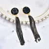 Earrings, fashionable silver needle from pearl, silver 925 sample