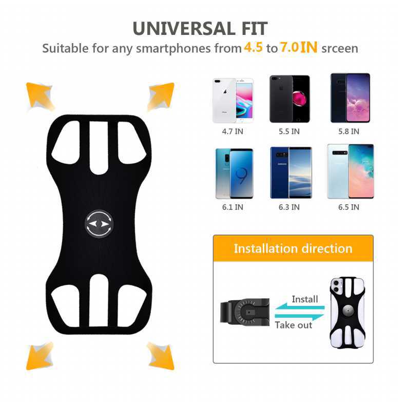 Suministro directo de fábrica bicicleta soporte de teléfono móvil motocicleta teléfono móvil soporte de navegación para llevar soporte de coche desmontable