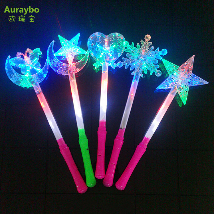 Electronic Star Moon Stick Electric Butterfly Stick Fairy Stick Love…