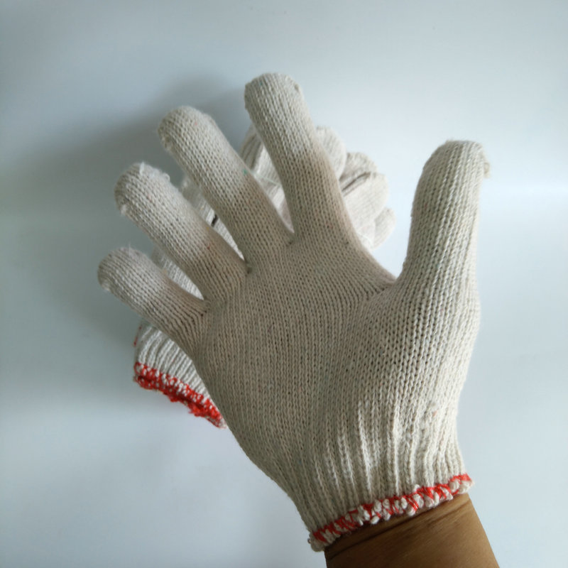 棉纱手套劳保防护工作耐磨防滑透气加厚柔软全棉线手套防护棉手套