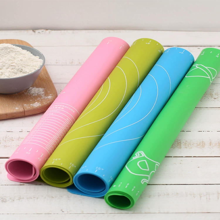 Households silicone kneading pad food -grade baking tools without sticky and noodle pad rolling panel plastic case boards