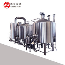 精酿啤酒设备 1000L啤酒糖化系统 三器糖化啤酒机 小型啤酒工坊