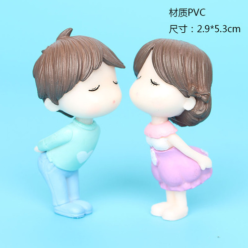 Cake decoration doll set ornaments baking cartoon scene dress up set toy source manufacturer drop shipping