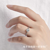 Classic wedding ring, universal accessory, Japanese and Korean, simple and elegant design, micro incrustation