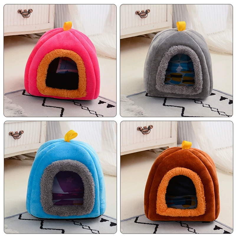 Прямой поставщик маленькое убежище для домашних животных мини-ника hamster nest supplies Dutch pig hedgehog squirrel guinea pig тёплое убежище для питомца