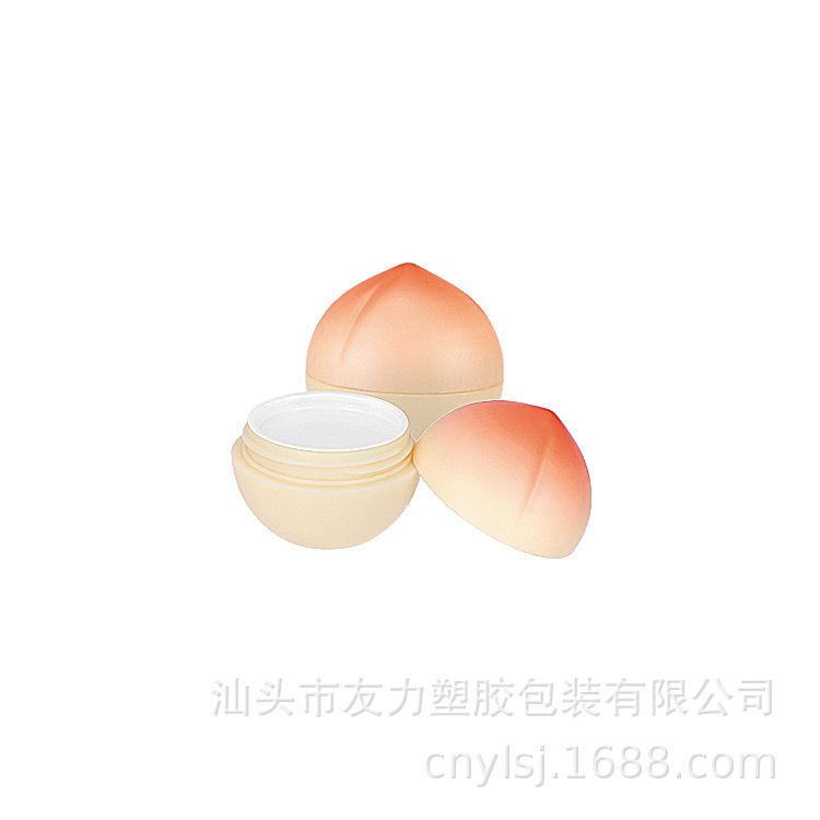 8g水果系列水蜜桃瓶 护肤膏霜空瓶罐 优供厂家直销