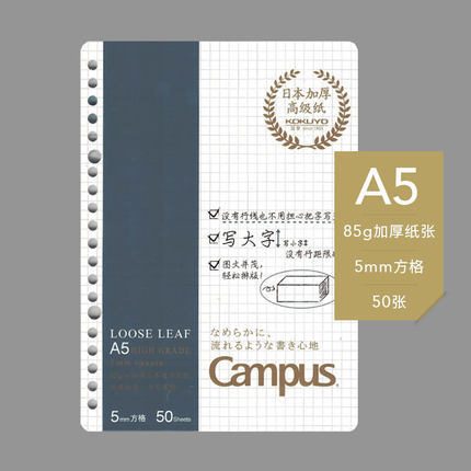 Thickened Plaid A5/50 páginas