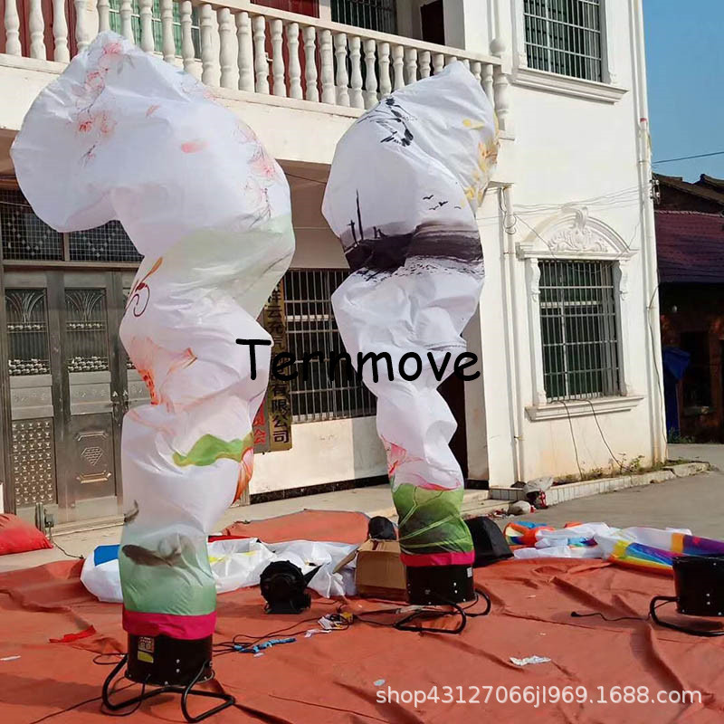 充气空中舞星气模人小丑跳舞摇摆人偶卡通舞者气模人windy man