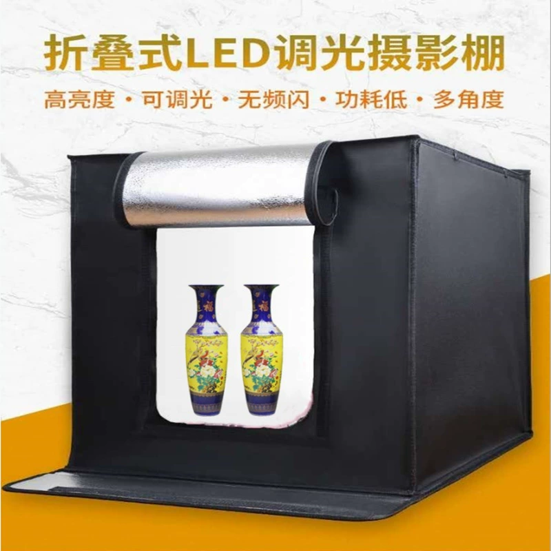 Оптовая Продажа с Фабрики Складной фотобокс костюм светодиодный яркий затемняющий профессиональный фото мини мягкий световой короб заполняющий световой короб