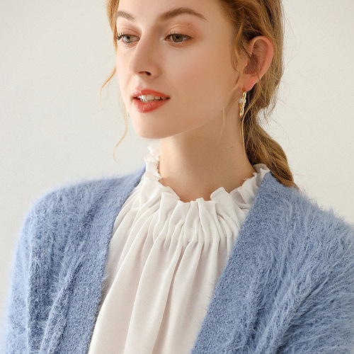 Korean autumn and winter hollow lace fake collar shirt fake collar versatile black and white decorative sweater collar