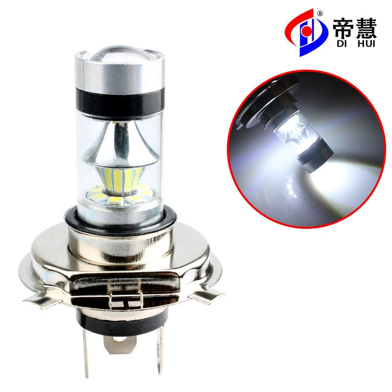 Трансграничные Автомобильные светодиодные фонари H 4 100W Светодиодные Противотуманные фары 3030 передние противотуманные фары мощные лампы