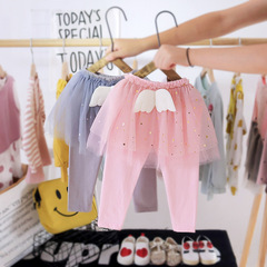 2020 Autumn Children's Skirt Pants Korean Fairy Gown Girls Skirt Pants Children's Skirts Children's Leggings Skirt