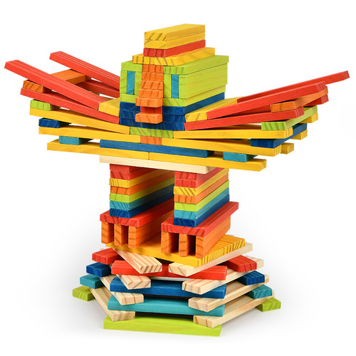 mideer Archimedes building blocks children's assembled wooden building blocks toys steam educational enlightenment 3.5