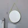 Poron -free wall -mounted dormitory dressing mirror wall -mounted bathroom mirror toilet mirror makeup mirror toilet mirror bathroom mirror