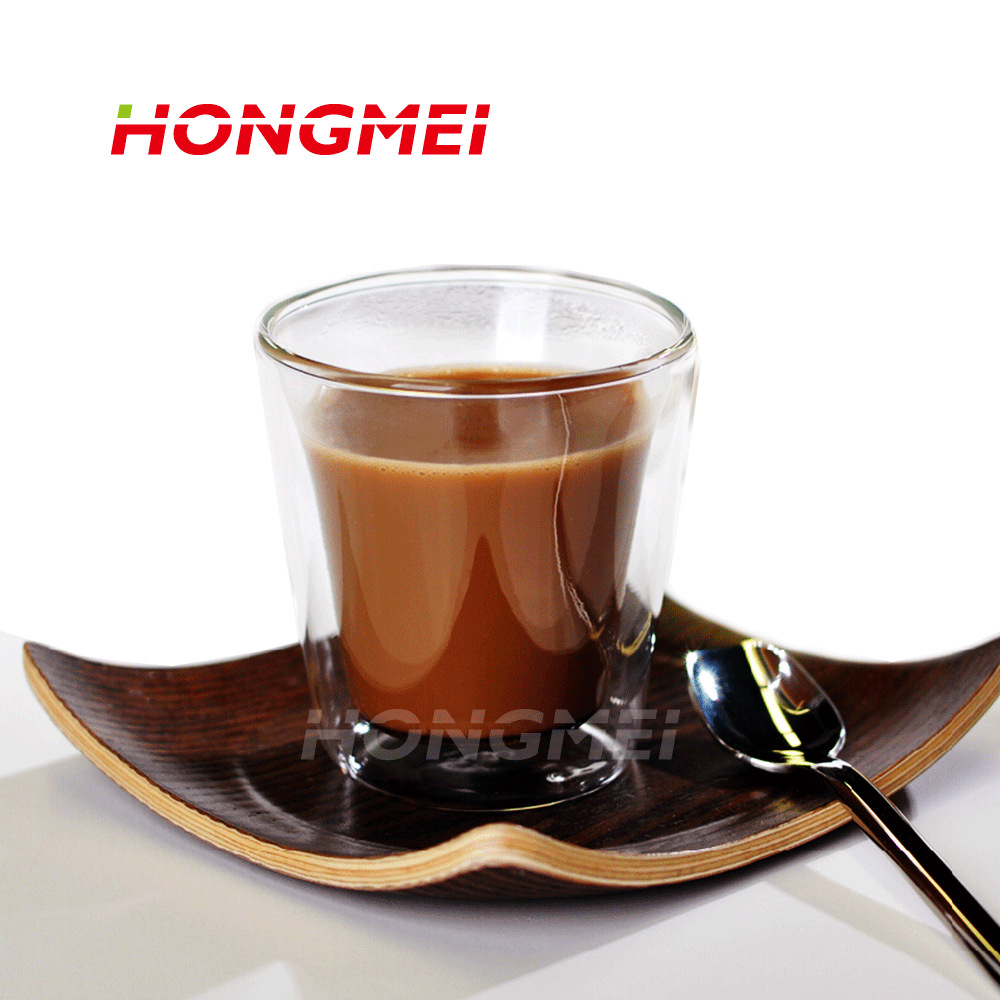 hot and cold small transparent coffee glass