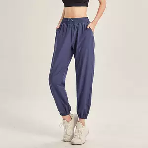 Cross-Border Trendy Brand Harem Loose Large Flap Pocket Pants Autumn and Winter New Yoga Sports Casual Fitness Trousers for Women Quick-Drying Running