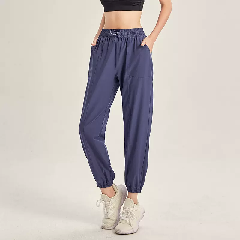 Cross-Border Trendy Brand Harem Loose Large Flap Pocket Pants Autumn and Winter New Yoga Sports Casual Fitness Trousers for Women Quick-Drying Running
